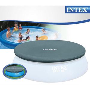 BÂCHE - COUVERTURE  Bâche Ronde INTEX pour Piscine Autostable de 366 c