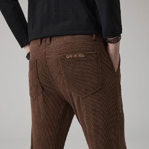 Pantalon chino velours homme new arrivals