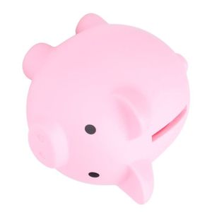 I-total Tirelire cochon incassable - Tirelire -PVC - pédagogique - Tirelire  rose