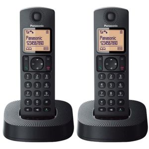 Téléphone fixe Panasonic KXTGC312EB Téléphone Numérique Sans Fil 