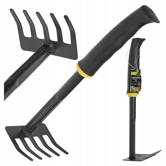 Râteaux à Main - Outil De Désherbage De Jardin - 5 Dents - Métal