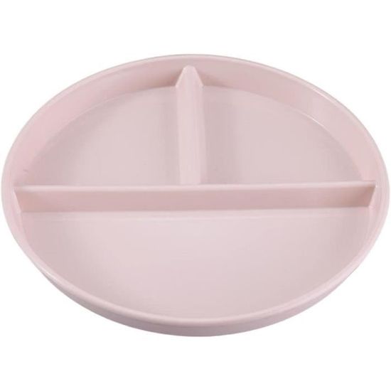 Lot De 3 Assiettes Divisées 3 Compartiments 22,5 Cm – Vaisselle Incassable Réutilisable, Contrôle Des Portions, Idéal Adultes Enfants Et Régime Équilibré