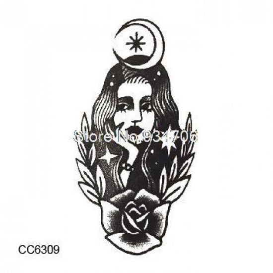 Tatouage Temporaire Ephemere Realiste Lune Femme Rose Achat Vente Tatoo Bijou De Corps Tatouage Temporaire Cdiscount