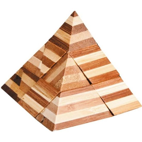 Casse-tête Pyramide en bambou - GIGAMIC - Fridolin - Adulte - 1 joueur ou plus - 9 ans et plus