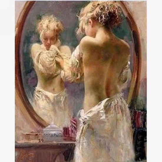 Tableau Peinture Huile Femme Dos Nu Toile Paintings Abstraite Peinte A Main Sans Chassis Sans Cadre Achat Vente Tableau Toile Cdiscount