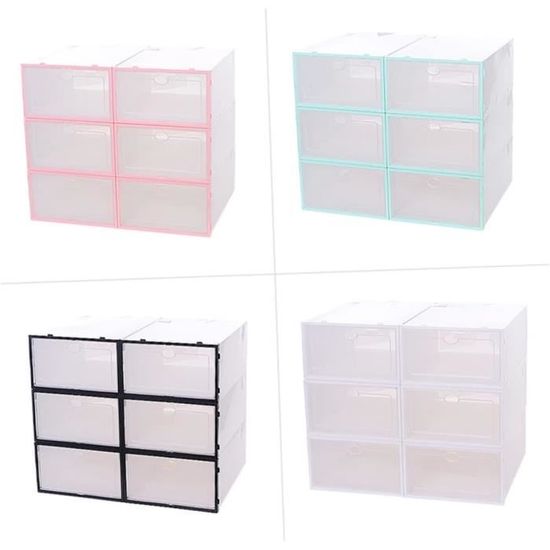 Fonyiunce Lot 4 Boîtes Rangement Cartes à Jouer Plastique – Boîtes Étanchées EVA Pour Poker, Cartes & Accessoires, 4 Couleurs