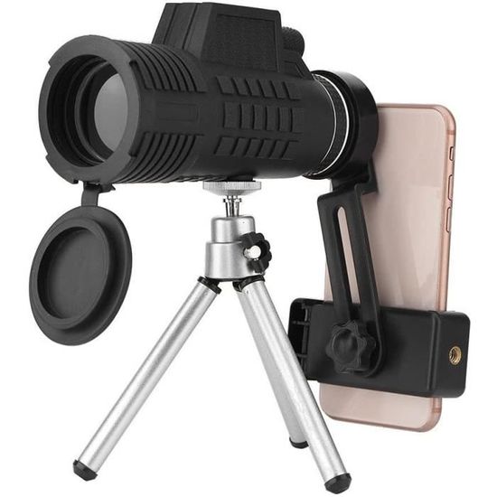 Étui De Transport étanche & Antibuée Pour Jumelles Monoculaires 10x40 - Compact, Noir, Idéal Randonnée, Observation, Voyages