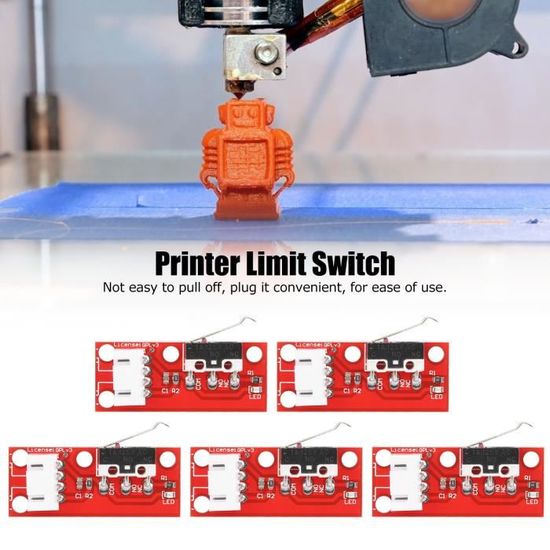 Interrupteurs Fin De Course Imprimante 3D – Lot De 5, Plug & Play, Compatible Ender 3, CR-10 - 8