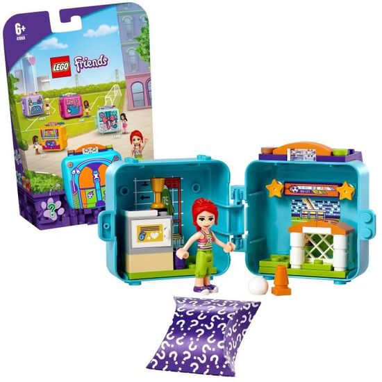 LEGO® 41669 Friends Le cube de football de Mia – Série 5 jouet de collection portable avec mini-poupée