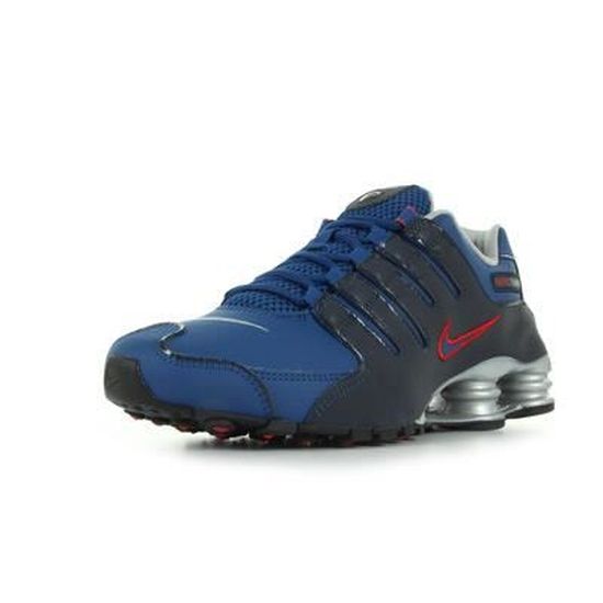 nike shox bleu