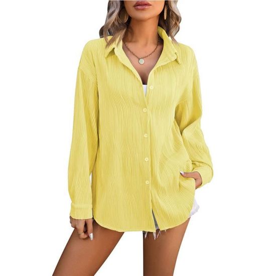 Chemise D'équitation Femme Pale Horse Designs - Rayures Bleues Et Jaunes - Taille 26