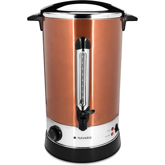 Marmite à Vin Chaud électrique 400W - Urne En Inox - Pour Buffet, Restaurant, Fête