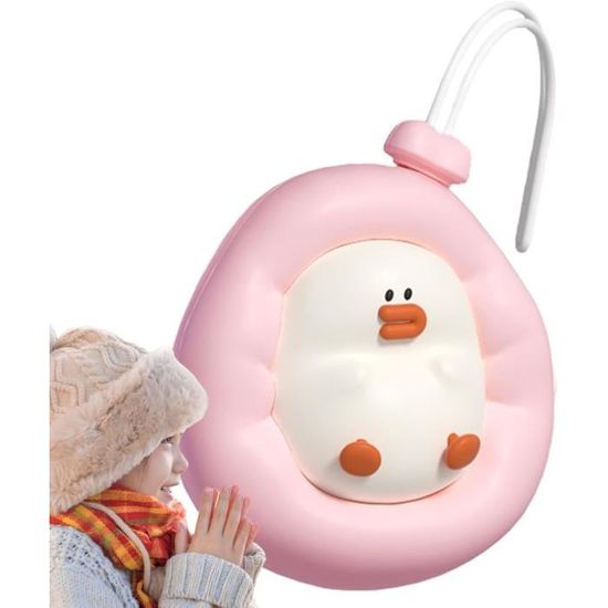 Lot De 5 Chauffe-mains Portables GTYHH Avec Motif Pingouin, En PVC Transparent, 9 X 9 Cm, Accessoire Créatif Pour Enfants Et Adultes, Idéal Pour L'hiver
