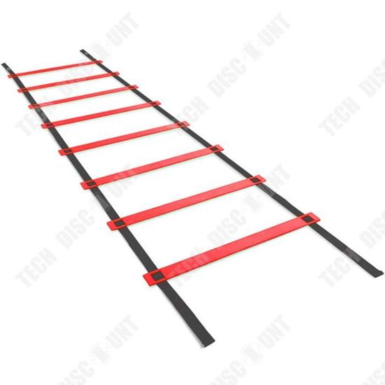 Échelle D'Agilité FH Flat Ladder Rugs | Marqueurs D'Entraînement Antidérapants, 50cm X 6cm