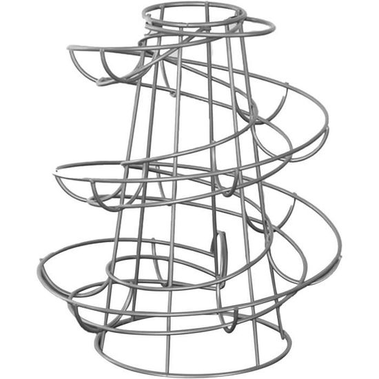 Distributeur Œufs Spirale Métal - Range Œufs 12-18 Pièces - Design Moderne