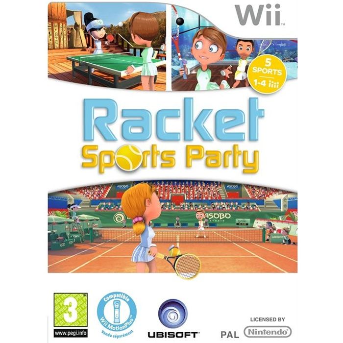Ubisoft Racket Sports Party / Jeu Console Nintendo Wii