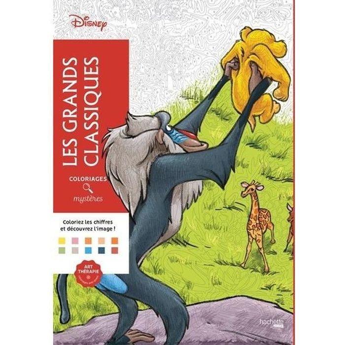 Coloriages mystères - Les Grands Classiques Disney Tome 1 - Cdiscount  Beaux-Arts et Loisirs créatifs