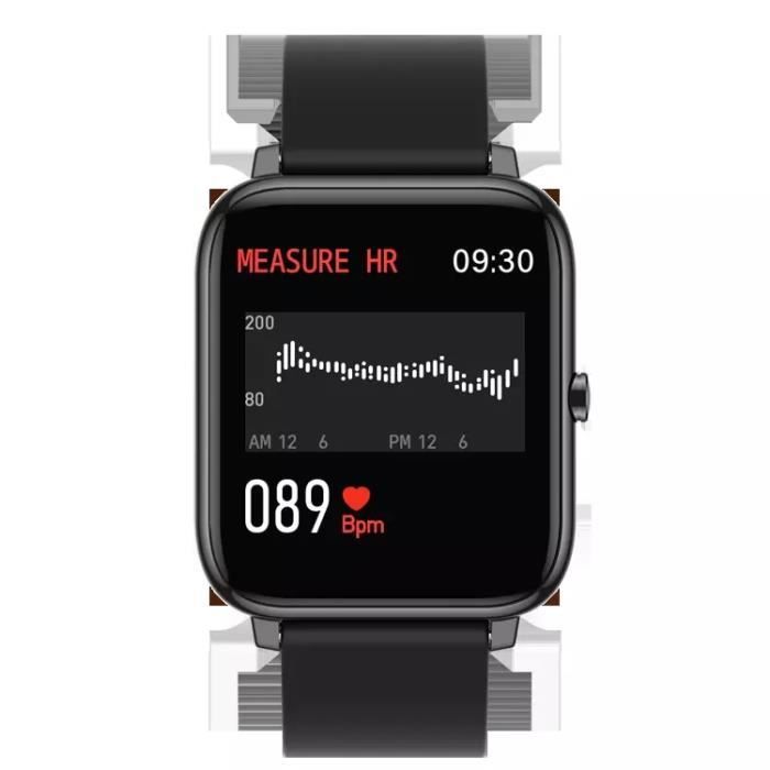 Montre Connectée Femmes Homme, Montre Intelligente avec Fréquence Cardiaque, Moniteur de Sommeil Compteur de Calorie
