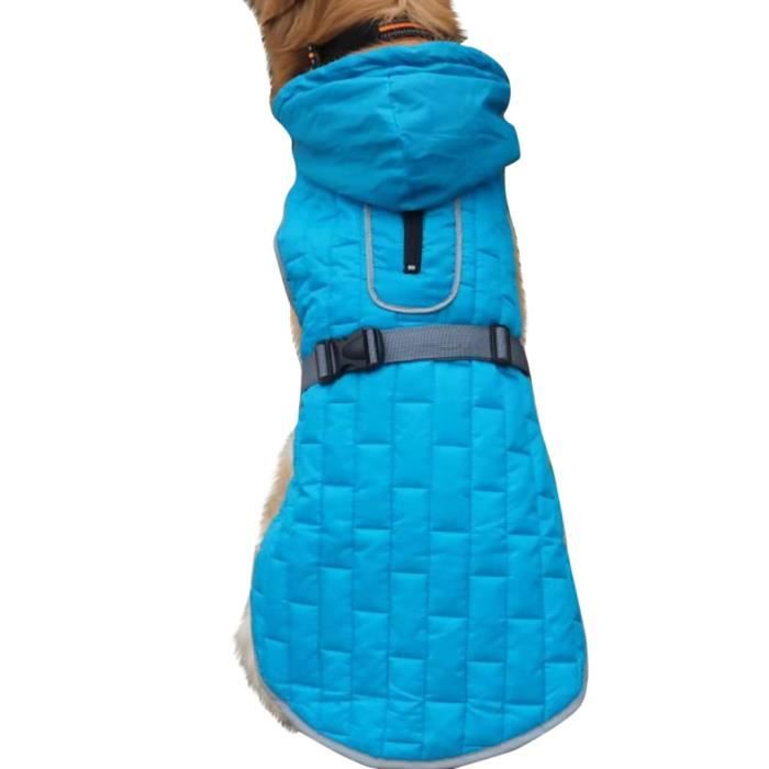 Manteau de chien chaud d'hiver coupe-vent imperméable pour animaux de compagnie pour petit chien moyen grand LJF90910764BUXL