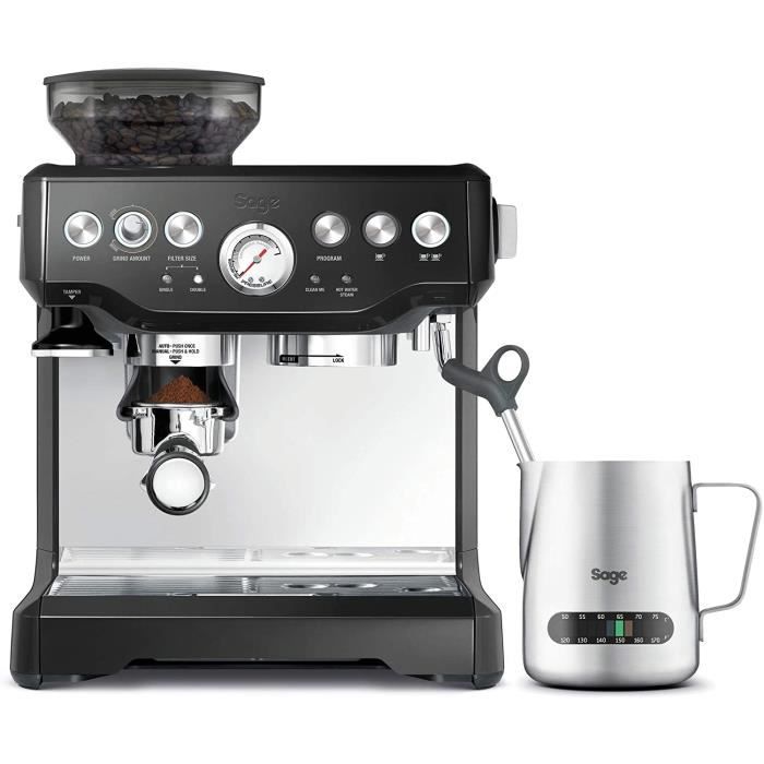 SES875 The Barista Express, Machine à Expresso avec Broyeur, Noir Sésame