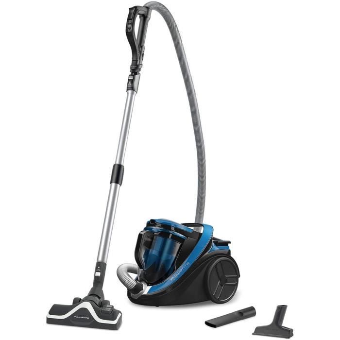 Rowenta Silence Force Cyclonic Aspirateur Sans Sac Puissant et Silencieux, 750W, 2,5 L, Accessoires Inclus RO7611EA