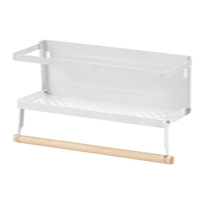 Étagère pliable de support d'essuie-tout magnétique utilisée pour le niveau simple de réfrigérateurs WHAS998