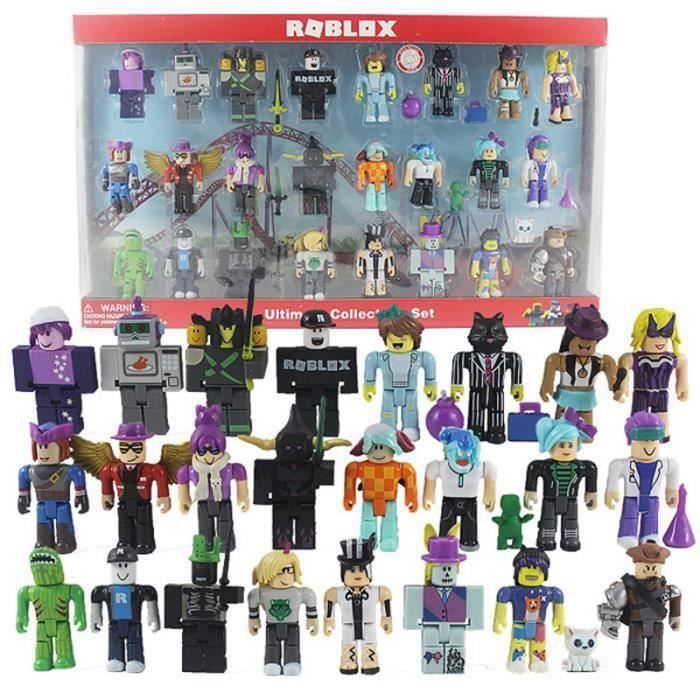 24 pcs / lot ROBLOX jeu 8.5 cm PVC Suite poupées jouets modèle Figurines blocs de construction cadeau de noël