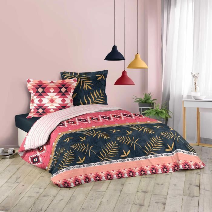 CDaffaires Housse de couette 240 x 220 cm coton 42 fils Petra