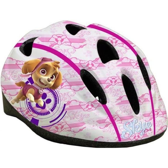 Casque vélo La Pat Patrouille Stella enfant Disney Rose