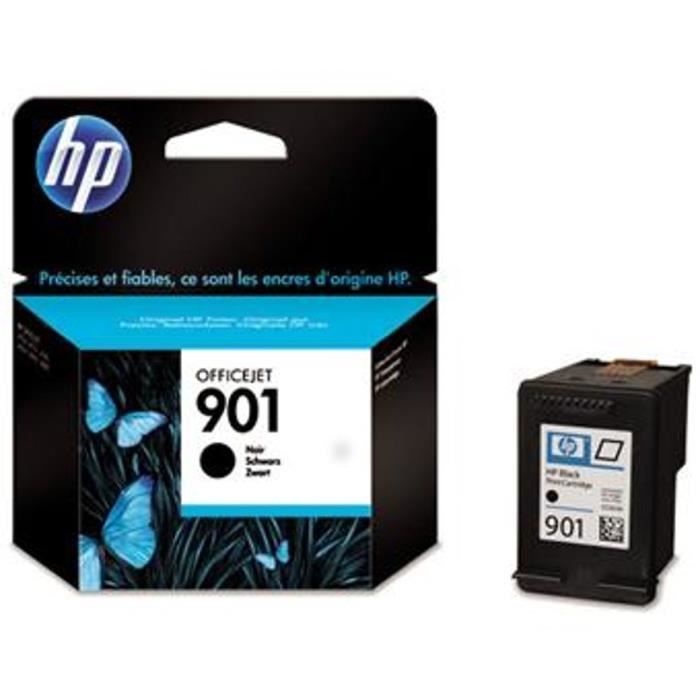 HP Cartouche d'encre 901 - 200 pages - 1 Pack - Blister multi tag - Noir
