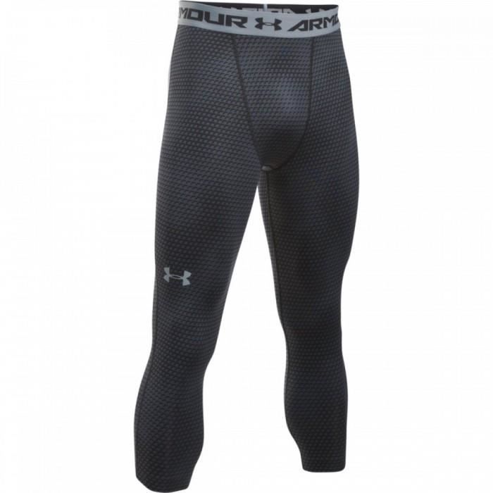 Legging de compression 3/4 Under Armour Heatgear imprimé noir pour homme