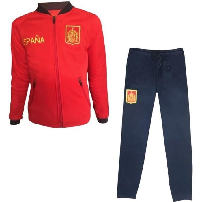 rouge Jogging survêtement Espagne