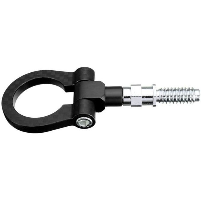 U Remorque crochet remorquage trailer pour BMW E30/E36/E46/E90/E92/F30 Noir