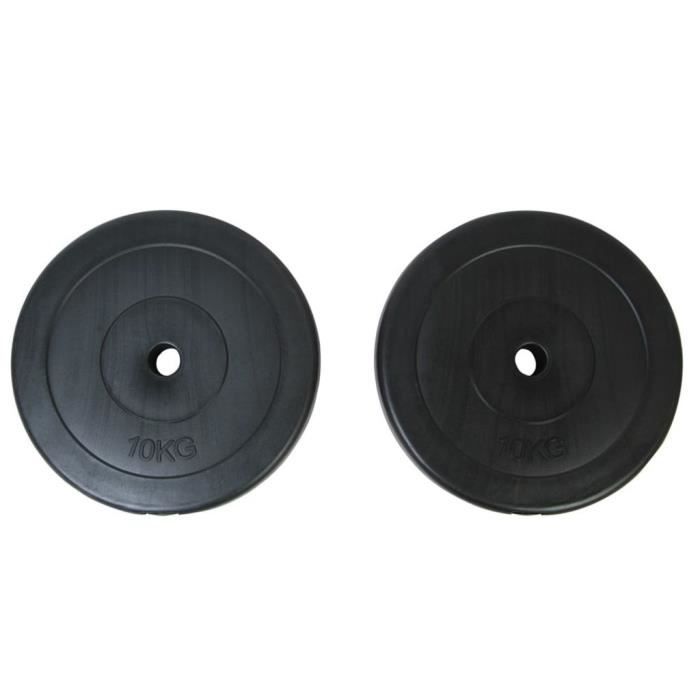 Plaques de poids 2 x 10 kg