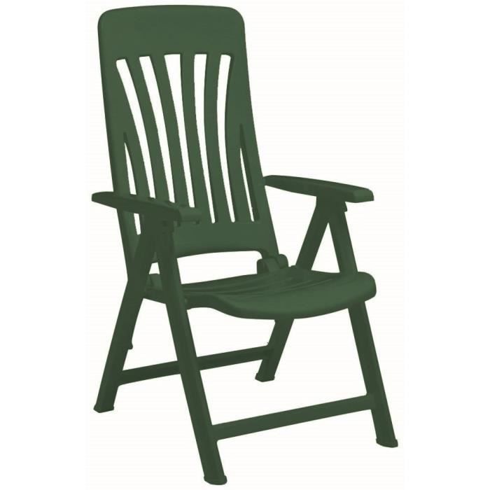 Fauteuil de jardin Blanes  pliant/plusieurs positions  en plastique