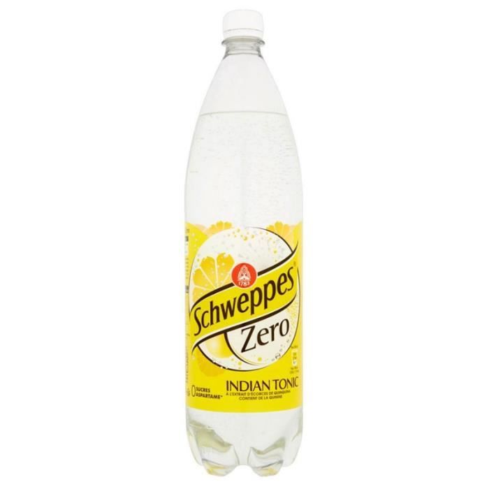 Schweppes Indian Tonic Zero 1,5L (pack de 6)