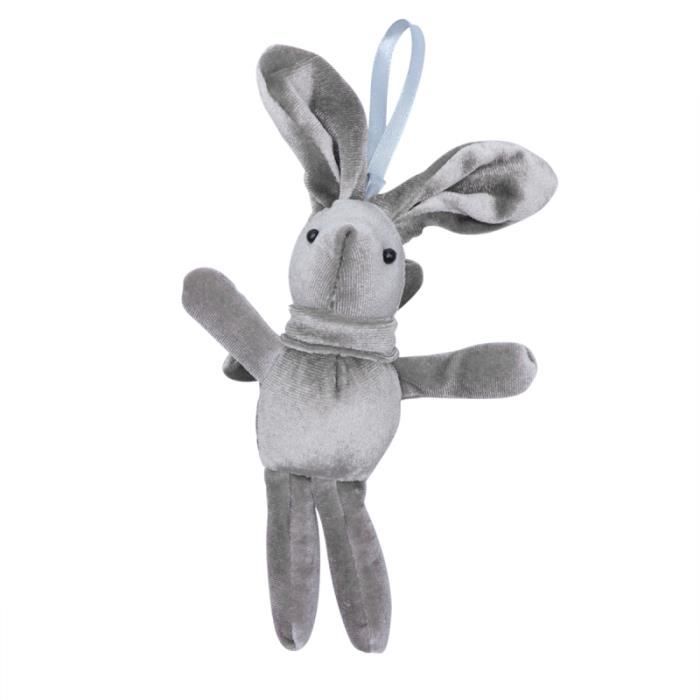 1pc pendentifs en peluche en doux mini pendentif lapin pour porte-clés sacs JEU DE CREATION DE BIJOUX