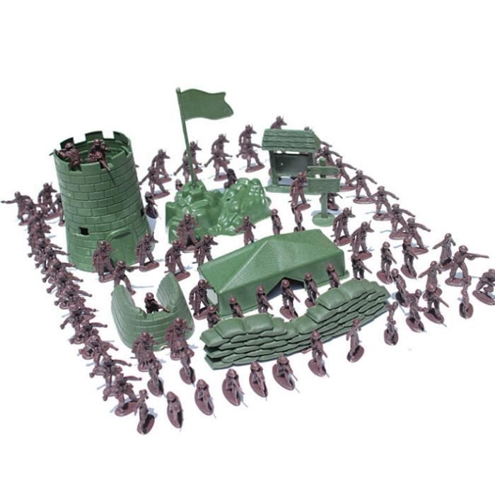 ACCESSOIRE DE FIGURINE Ensemble de jouets de jeu de combat de l'armée