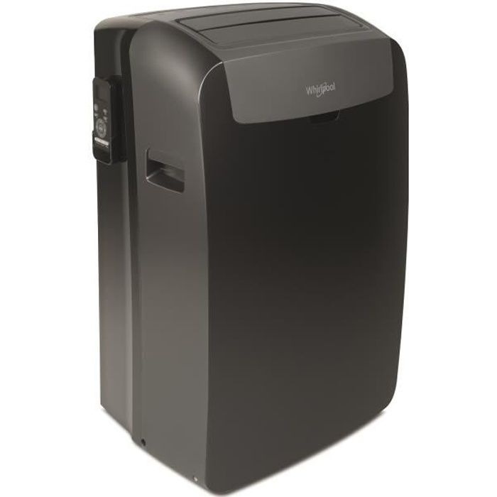 WHIRLPOOL PACB29CO 2500 watts - Climatiseur mobile 9000 Btu - Classe A - 3 vitesses de ventilation - R290 - Mode silencieux