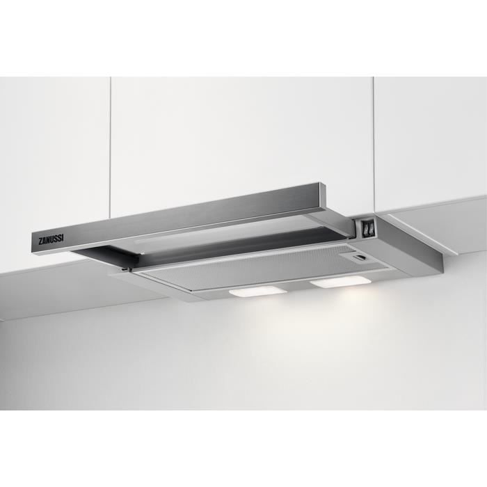 Zanussi ZHP60260SA, 280 m³-h, Conduit - Recirculation, A, E, C, 61 dB