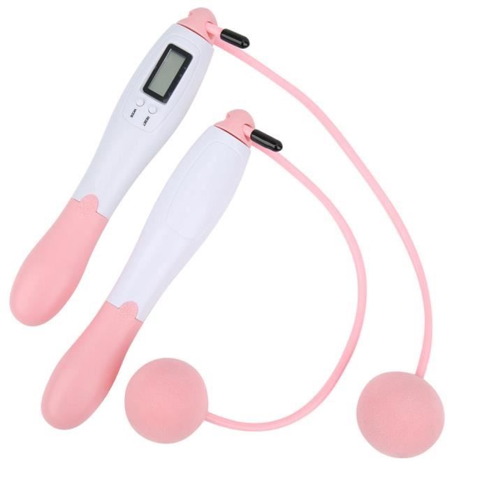 ZJCHAO Corde à sauter adulte Corde de Comptage Unisexe Corde à Sauter Électronique Sans Fil de Sport Intérieur Fitness Adulte