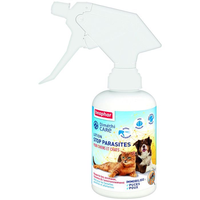 Lotion Diméthicare Stop Parasites : 250 ml - BEAPHAR