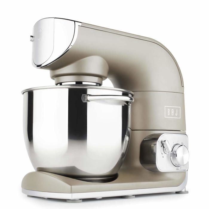 Boj Robot de Cuisine petrisseur FP-5500M avec Bol INOX de 55 litres Full Metallic de 1200 W