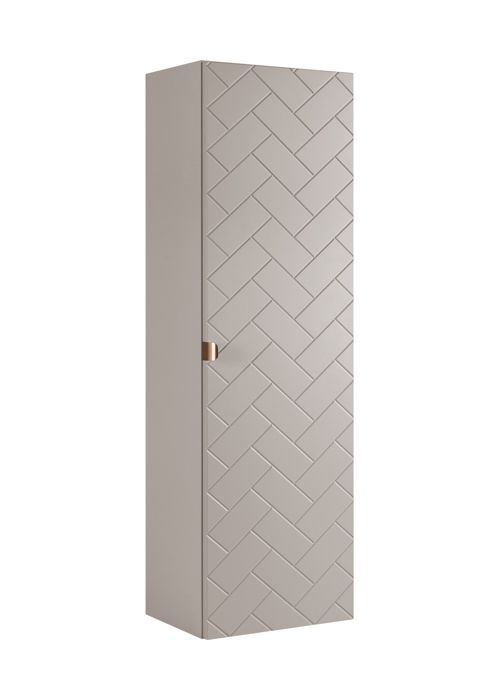Meuble colonne suspendu de salle de bain MADIS CACHEMIRE 35 X 136 cm G