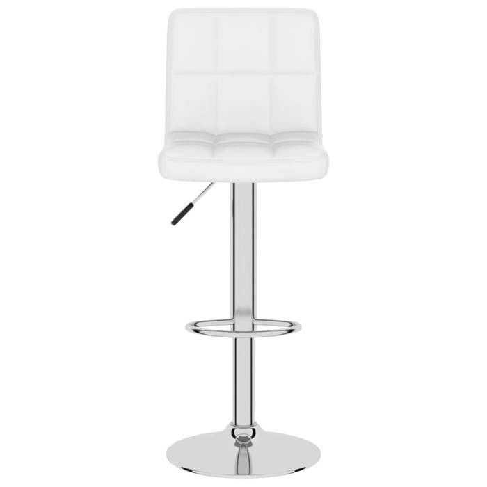 RemiseChaise de cuisine simple/ Tabouret de bar - 1 Personne - Blanc Similicuir Cuisine salon JILIMAISON2025 3940511