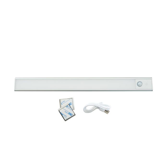 Lampe de placard - SUNMATIC - 40 cm - Détecteur PIR 120° - Rechargeable USB‑C - 3 températures dimmables