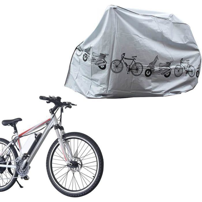 Housse De Velo Exterieur Impermeable Housse De Vélo Oshhni 4X - Imperméable, Anti-poussière, Protection Solaire 200x110cm Protection Vélo Extérieur