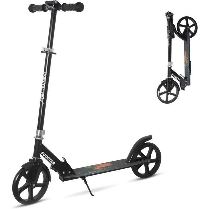 Trottinette Électrique Enfant 110W,12 km/h,Autonomie 8-10 km,Hauteur
