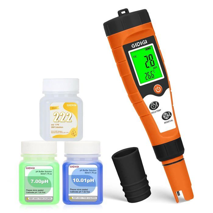 Testeur de chlore et pH pour piscines, testeur de sel pour piscines — free download