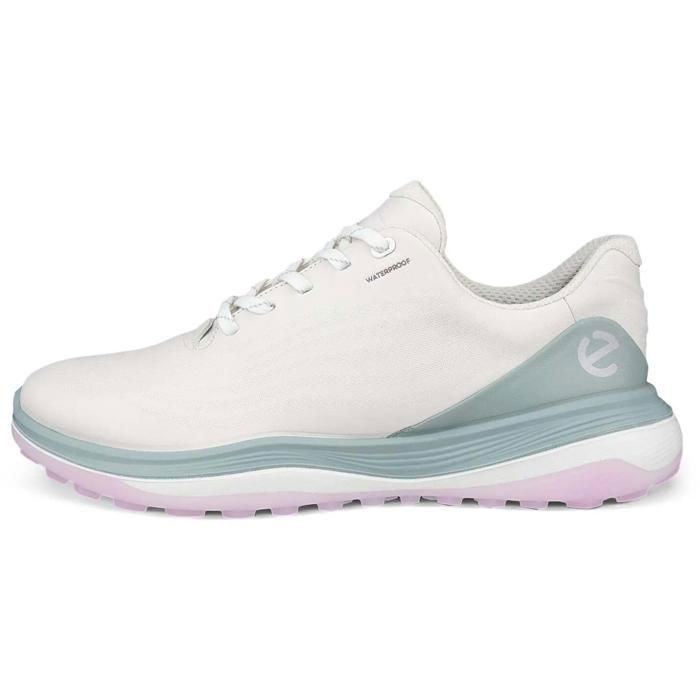 Chaussures de golf sans crampons femme Ecco LT1 Lace - white/ice flower